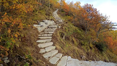Nima Nuri Sherpa Around 300 stone staircases have been built in Norway over the past two decades (Credit: Nima Nuri Sherpa)