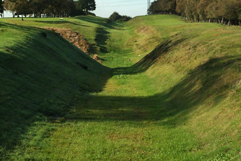 The Antonine Wall at Rough Castle, Bonnybridge, Falkirk