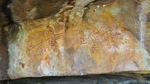 Sarah Reid Normanby Station cattle farm is home to ancient rock art galleries and other Aboriginal cultural sites (Credit: Sarah Reid)