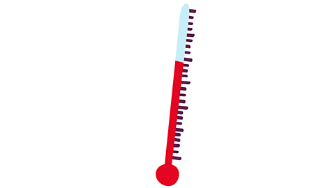 A thermometer