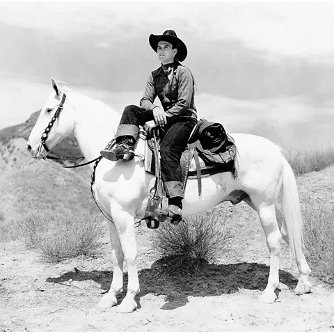 Getty Images Actors like John Wayne and Clint Eastwood defined the enduring image of the all-American, masculine hero of the traditional Western (Credit: Getty Images)