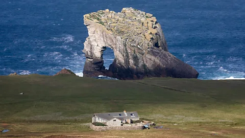 Jamie Lafferty Located in the Shetland archipelago, Foula is the most isolated inhabited island in Britain (Credit: Jamie Lafferty)