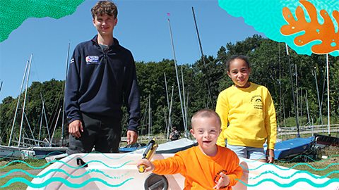 Make a wind-powered model boat