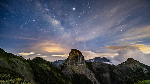 CJFAN/Getty Images Chou's first mountain ascent was up Taiwan's daunting Mount Dabajian (Credit: CJFAN/Getty Images)
