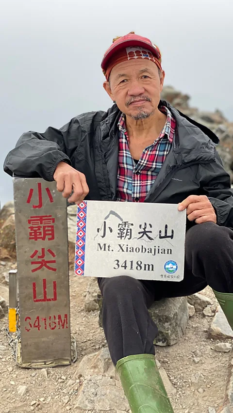 Chou Yeh-Cheng Chou has climbed each of Taiwan's 100 3,000m peaks 16 times (Credit: Chou Yeh-Cheng)