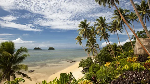 Michele Westmorland/Getty Images Beachfront property on the island of Taveuni, Fiji