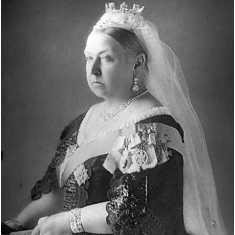 Portrait of Queen Victoria.