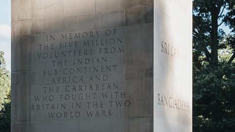 The Memorial Gates, London, which commemorate the contribution to the two World Wars from soldiers across the British Empire.