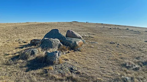 Debbie Olsen Related stones can be found outside the circle on at least two other high hilltops (Credit: Debbie Olsen)
