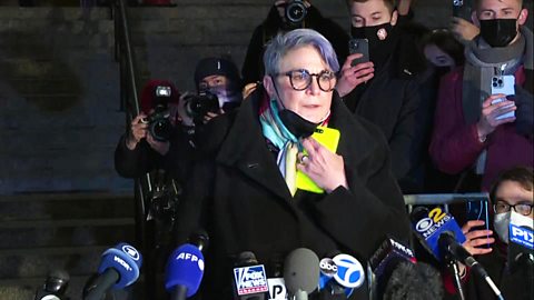 Ghislaine Maxwell: Survivors speak of relief after guilty verdict - BBC