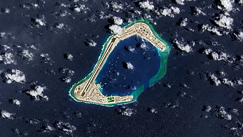 Getty Images The future of islands? Subi Reef is one clue, part of a huge Chinese island-making project in the South China Sea (Credit: Getty Images)