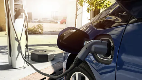 Getty Images As demand for electric vehicles surges in the coming decades, the need for a way to recycle their batteries will grow too (Credit: Getty Images)