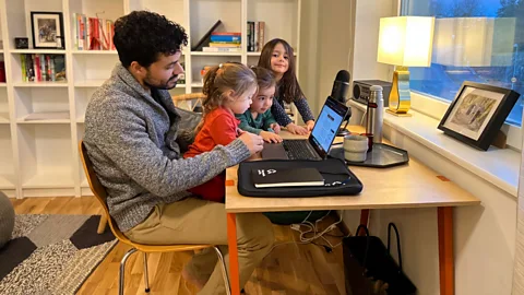 Alva Labs Stockholm-based Jeremy Cothran calls VAB a "huge safety net" to help care for his three young children (Credit: Alva Labs)
