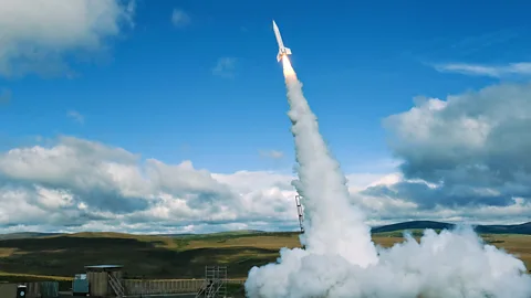 Ian Forsyth/Getty Images The UK's space launch potential has been so far limied to small rockets, such as the Skybolt 2 launched in 2017 (Credit: Ian Forsyth/Getty Images)