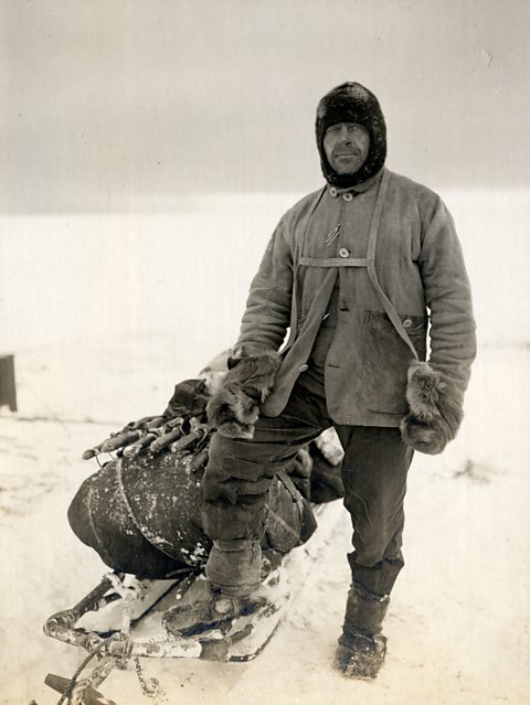 Captain Scott, Antarctica, 13th April 1911. British Antarctic Expedition 1910-1913.