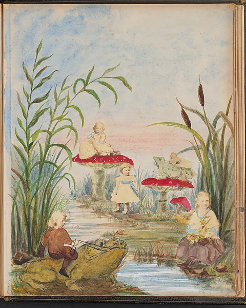 The George Eastman Museum Images like this by EP Bouverie (c 1875) took inspiration from the illustrations of Alice in Wonderland (Credit: The George Eastman Museum)