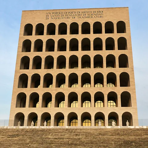 What happens to fascist architecture after fascism?