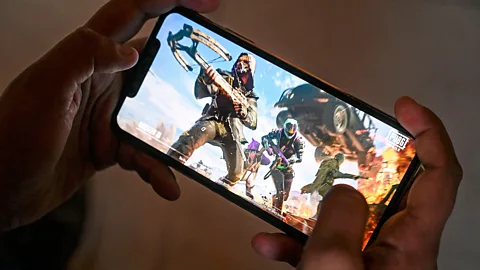 Getty Images After an outcry, an Indian version of PUBG, called Battlegrounds Mobile India, was released in 2020 (Credit: Getty Images)