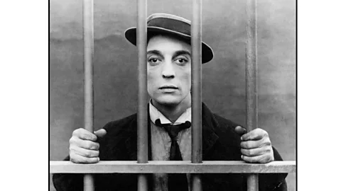 Getty Images Keaton, shown here in The Goat (1921), was a master of the deadpan demeanour (Credit: Getty Images)