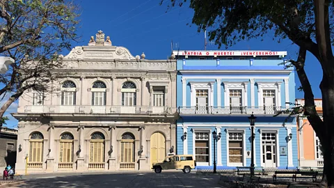 Brendan Sainsbury These restored buildings are among improvements in Matanzas (Credit: Brendan Sainsbury)