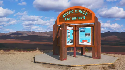 Istvan Hernadi photography/Getty Images The route traverses the Arctic Circle, now going all the way to Tuktoyaktuk on the shores of the Arctic Ocean (Credit: Istvan Hernadi photography/Getty Images)