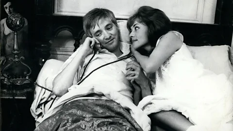 Alamy Jeanne Moreau's Catherine (pictured with Jules, played by Oskar Werner) is a beguiling character (Credit: Alamy)