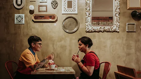 Getty Images It's ingrained in us to be open to many people when picking a partner, and then commit to the relationship once we're in it, researchers say (Credit: Getty Images)