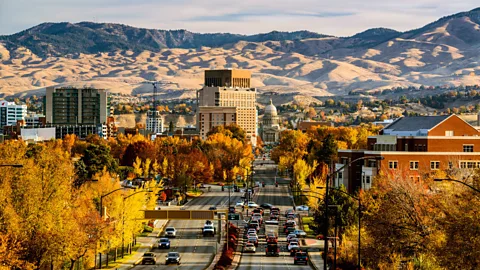 Getty House prices have risen as remote workers have arrived in Boise, with knock-on impacts on existing local residents (Credit: Getty)