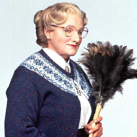 Robin Williams as Mrs Doubtfire 