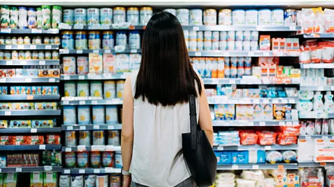 Getty Images Milk powder, made from spray-dried whey, is a common ingredient in a variety of consumer goods (Credit: Getty Images)