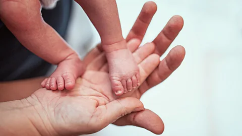 Getty Images Couples who accept donations from friends or relatives often need to set guidelines on what their presence will be – but many are very close to the children (Credit: Getty Images)