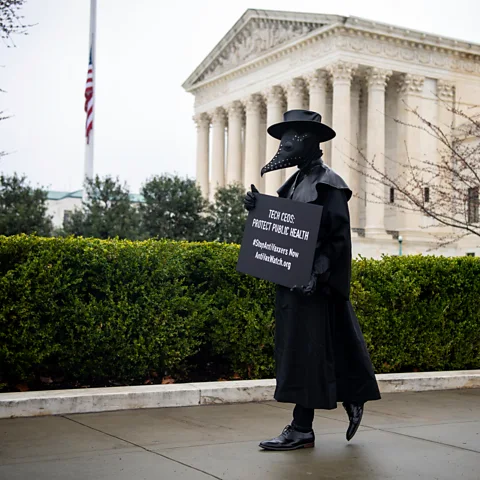 Caroline Brehman/Getty Images Concern over misinformation being spread online and on social media has increased during the Covid-19 pandemic (Credit: Caroline Brehman/Getty Images)