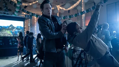 Apple TV+ Ike Barinholtz and Jamie Demetriou in The Afterparty (Credit: Apple TV+)