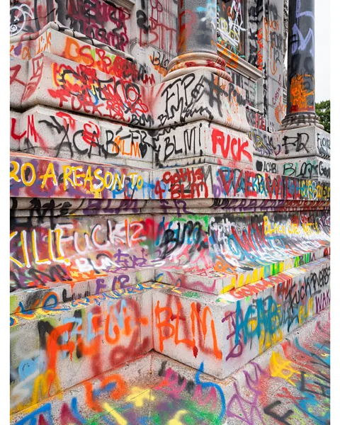 Kris Graves Lee Square, Richmond, Virginia, 2020 (Credit: Kris Graves)