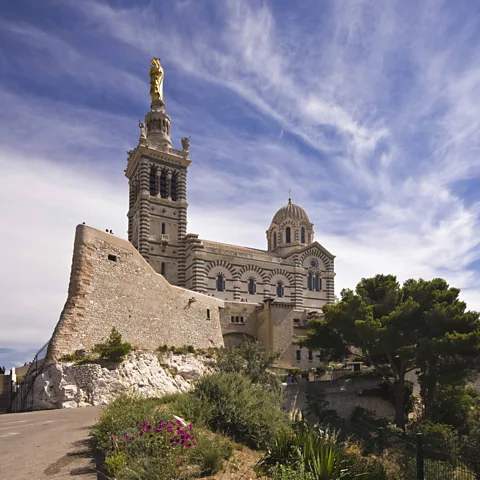 Atlantide Phototravel/Getty Images The Basilique Notre-Dame de la Garde is one of Marseille's most iconic landmarks (Credit: Atlantide Phototravel/Getty Images)