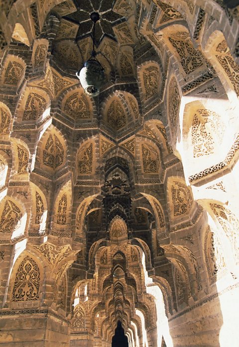 Inside the Abbasid palace of Baghdad, built in around 12th century. 