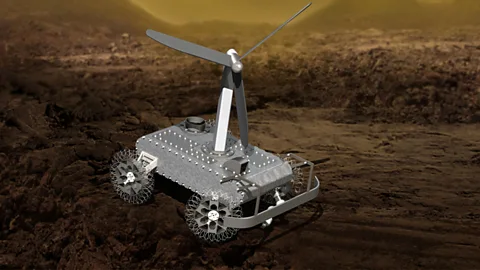 Nasa/Johns Hopkins APL The Harv rover uses simple but robust electronics which can withstand the pressure and temperatures of environments such as Venus (Credit: Nasa/Johns Hopkins APL)