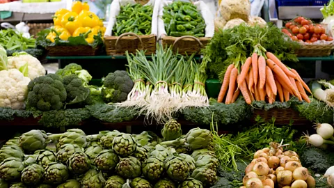 Visit Valencia The fruit and vegetables at the Mercado Central are all grown in L'Horta (Credit: Visit Valencia)