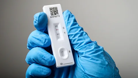 Alamy People who have been vaccinated against Covid-19 and exposed to the virus may have beneficial "hybrid immunity". However, every infection comes with risks (Credit: Alamy)