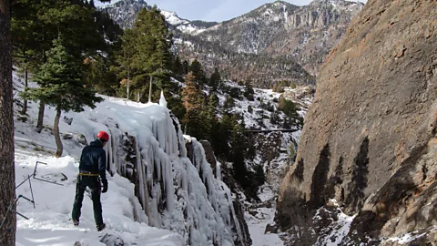 Margaret Hedderman The Ouray Ice Park is nestled in the Rocky Mountains in the south-west United States, known as the "Switzerland of America" (Credit: Margaret Hedderman)