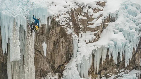 Jacob Raab Elite climbers will train at the Ouray Ice Park before going on other high-altitude expeditions (Credit: Jacob Raab)
