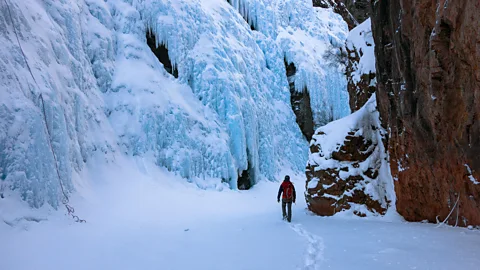 Rowan Romeyn/Alamy The ice park is likened to a ski resort, with a strong economic impact on Ouray (Credit: Rowan Romeyn/Alamy)