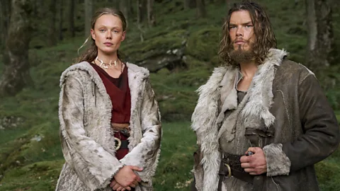Netflix In Vikings: Valhalla, Sam Corlett and Frida Gustavsson play siblings Leif and Freydis Eriksson navigating the Northern seas from Greenland to Denmark (Credit: Netflix)