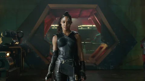 Walt Disney Studios Tessa Thompson as Valkyrie in Thor: Ragnarok (Credit: Walt Disney Studios)