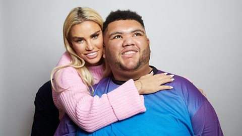 Katie Price and her son Harvey