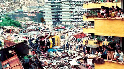 Hong Kong Government Sau Mau Ping landslide 1972 (Credit: Hong Kong Government)