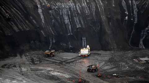 Mark Ralston/Getty In 2008, a Shell advert was banned for claiming to provide sustainable energy by extracting oil from tar sands in Canada. (Credit: Mark Ralston/Getty)