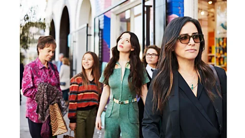FX Better Things stars Pamela Adlon (right) as relatable Gen Xer Sam Fox, who lives in LA with her three daughters (Credit: FX)