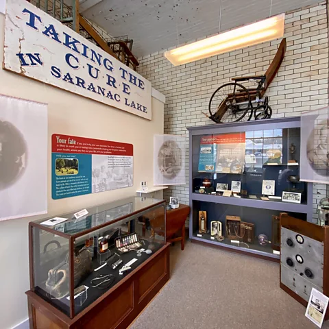 Karen Gardiner The Saranac Laboratory Museum highlights the village's unique history as a TB treatment destination (Credit: Karen Gardiner)