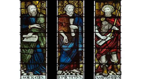 Alamy The teachings of the Stoic philosophers were intended to help guide people through troubled and challenging times (Credit: Peter J. Hatcher/Alamy)